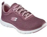 Wanderschuh SKECHERS "Flex", Damen, Gr. 40, lila (violett), Obermaterial: 100%