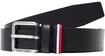 Lederg&uuml;rtel JACK & JONES "JACESPO BELT NOOS", Herren, Gr. 90, schwarz, Leder,