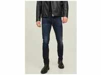 Slim-fit-Jeans JACK & JONES "GLENN ICON" Gr. 34, Länge 36, blau (dark denim)...