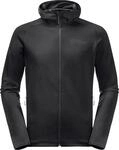 Jack Wolfskin Fleecejacke "BAISELBERG HOODED FZ M" mit Kapuze