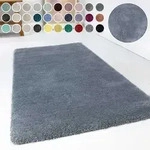 Hochflor-Teppich ESPRIT "Relaxx ESP-4150" Gr. 6, blau (blau, grau), B:200cm...