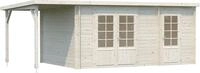 Palmako Gartenhaus "Ella" 13,1+3,9 m&sup2;, mit Anbaudach