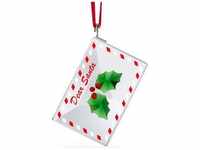 Dekofigur SWAROVSKI "Weihnachtsbaum Holiday Cheers Brief an Santa Ornament,...