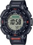 Chronograph CASIO PRO TREK, schwarz (schwarz, grau), Armbanduhren, Herren, schwarz,