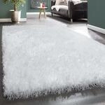 Paco Home Hochflor-Teppich "Glamour 300" rechteckig 70 mm H&ouml;he Uni Farben, mit