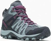 Wanderschuh MERRELL "ACCENTOR 3 SPORT MID GORETEX", Damen, Gr. 38, grau (grau, mint),