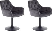 HELA Esszimmerstuhl "BIRTE" (Set) 2 Stk.Drehfunktion, als Einzelstuhl oder im 2er-Set