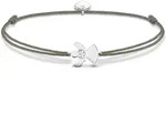 Armband THOMAS SABO "Armband Little Secret Engel", silberfarben, grau, wei&szlig;,...