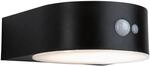 Paulmann LED Au&szlig;en-Wandleuchte "Solar Eileen IP44 3000K 400lm Schwarz" 1 Stk.