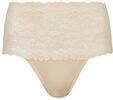 Taillenslip NINA VON C. "Damen Taillenslip Millefleurs", Damen, Gr. 38, beige (latte