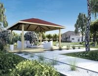 weka Pavillon "Paradies 2" BxT: 380x380 cm