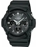 Funkchronograph CASIO G-SHOCK, schwarz (schwarz, schwarz), Armbanduhren, Herren,