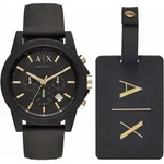 Chronograph ARMANI EXCHANGE, schwarz, Armbanduhren, Herren, Chronograph, Quarzuhr,