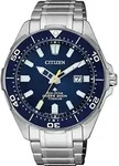 Taucheruhr CITIZEN "Promaster Marine Eco-Drive Diver 200 m", silber (silberfarben,