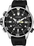 Taucheruhr CITIZEN "Promaster Eco-Drive Aqualand 200m", schwarz, Armbanduhren,
