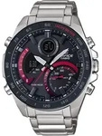 Smartwatch CASIO EDIFICE "ECB-900DB", silber (silberfarben, schwarz, silberfarben),