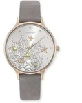 Quarzuhr ENGELSRUFER "Lebensbaum Trico, ERWA-TREE01-NGY1-MR", grau, Armbanduhren,
