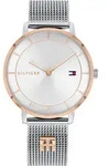Quarzuhr TOMMY HILFIGER "TEA", rosa (silberfarben, ros&eacute;goldfarben),...