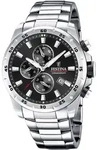 Chronograph FESTINA "Chronograph Sport", silber (silberfarben, schwarz),