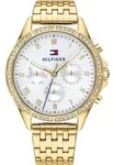 Multifunktionsuhr TOMMY HILFIGER "ARI", gold (goldfarben), Armbanduhren, Damen,