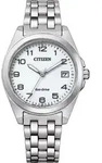 Solaruhr CITIZEN, silber (silberfarben), Armbanduhren, Damen, Armbanduhr, Damenuhr,
