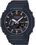 Chronograph CASIO G-SHOCK, schwarz (rosegoldfarben, schwarz), Armbanduhren, Damen,