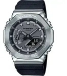 Chronograph CASIO G-SHOCK, schwarz (schwarz, silberfarben), Armbanduhren, Herren,