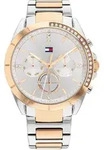 Multifunktionsuhr TOMMY HILFIGER "KENNEDY", rosa (silberfarben, ros&eacute;goldfarben),