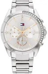 Multifunktionsuhr TOMMY HILFIGER "KENNEDY", silber (silberfarben), Armbanduhren,