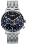 Multifunktionsuhr ZEPPELIN "LZ 129 Hindenburg Moonphase", silber (silberfarben,