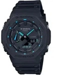 Chronograph CASIO G-SHOCK, schwarz (schwarz, neonblau), Armbanduhren, Herren,