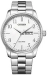 Solaruhr CITIZEN, silber (silberfarben, wei&szlig;), Armbanduhren, Herren, Armbanduhr,