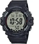 Chronograph, schwarz, CASIO TIMELESS COLLECTION, Armbanduhren, Herren, Chronograph,