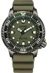 Taucheruhr CITIZEN "Blue Ocean", gr&uuml;n (olivgr&uuml;n), Armbanduhren, Herren, Armbanduhr,