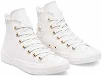 Sneaker CONVERSE "CHUCK TAYLOR ALL STAR MONO WHITE" Gr. 36, weiß (vintage...