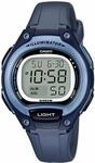 Chronograph, blau (rauchblau), CASIO TIMELESS COLLECTION, Armbanduhren, Kinder,