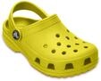 Clog CROCS "Classic Clog", M&auml;dchen, Gr. 33, gelb, Obermaterial: 50% Polyester PES.