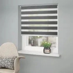Doppelrollo OTTO HOME "Jan" Gr. 2, grau (anthrazit), B:50cm H:130cm, Polyester,