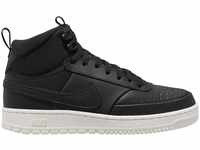 Sneaker NIKE SPORTSWEAR "COURT VISION MID WINTER" Gr. 42, schwarz-weiß (black,