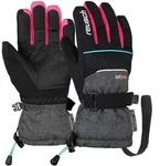 Skihandschuhe REUSCH "Connor R-TEX XT Junior", Kinder, Gr. 4, schwarz (schwarz,