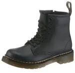 Schn&uuml;rstiefel DR. MARTENS "8 Eye Boot ROMARIO", M&auml;dchen, Gr. 35, schwarz...