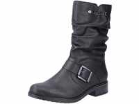 Stiefel RIEKER Gr. 37, schwarz Damen Schuhe Reißverschlussstiefel mit slouchy-Schaft