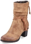 Rieker Cowboy Stiefelette, Westernstiefelette, Stiefelette mit Slouchy-Schaft