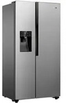 GORENJE Side-by-Side, E (A-G), silber (edelstahlfarben), B:91cm H:179cm T:68cm, GORENJE Side-by-Side, E (A-G), silber (edelstahlfarben), B:91cm H:179cm T:68cm,