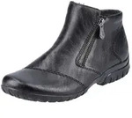 Winterboots RIEKER, Damen, Gr. 38, schwarz, Lederimitat, Schuhe Winterboots, in