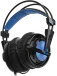SADES Gaming-Headset "Locust Plus SA-904", schwarz (schwarz, blau), Kopfh&ouml;rer