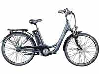 E-Bike ZÜNDAPP "Green 3.7" E-Bikes Gr. 46 cm, 26 Zoll (66,04 cm), grau E-Bikes