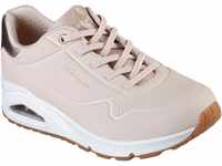 Slip-On Sneaker SKECHERS "UNO SHIMMER AWAY" Gr. 36, beige (natur) Damen Schuhe