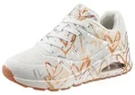 Sneaker SKECHERS "UNO - METALLIC LOVE", Damen, Gr. 38, gold (wei&szlig;, goldfarben),