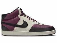 Sneaker NIKE SPORTSWEAR "COURT VISION MID NEXT NATURE" Gr. 47,5, rot (dark, beetroot,